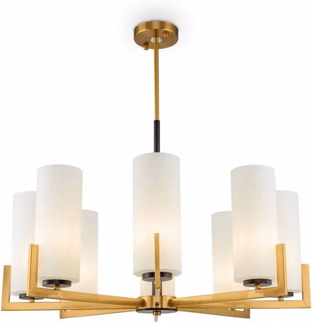 Lampadario Modern in Metallo Fortano Ottone