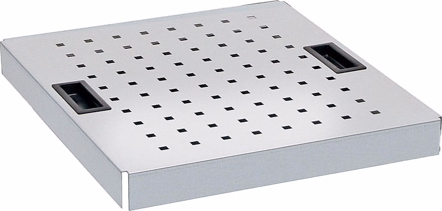 Inserto in lamiera forata, per armadio LxP 500x500 mm