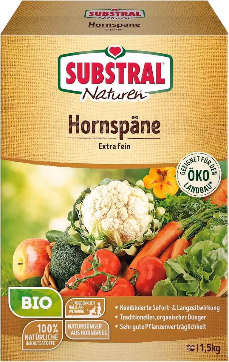 Substral Naturen trucioli di corno, confezione da 1,5 kg