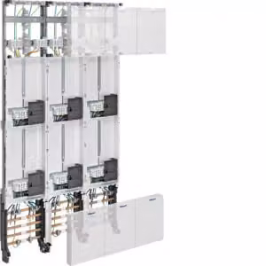 Array completo Z 6ZP H=1350mm, 3 poli - Pannello contatori 6 contatori kWh 0 file ZL53W8N