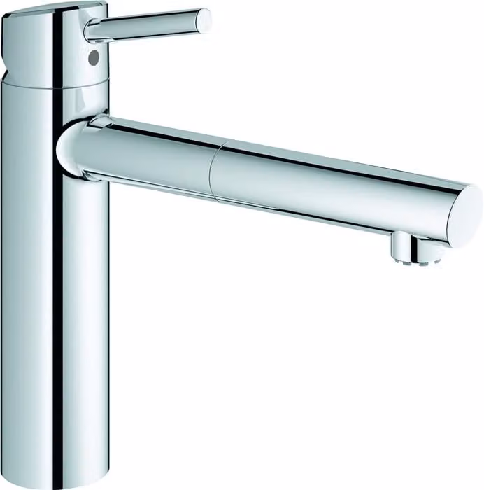 Grohe Miscelatore Eh-SPT Concetto 31214 bassa pressione estraibile mousseur cromo