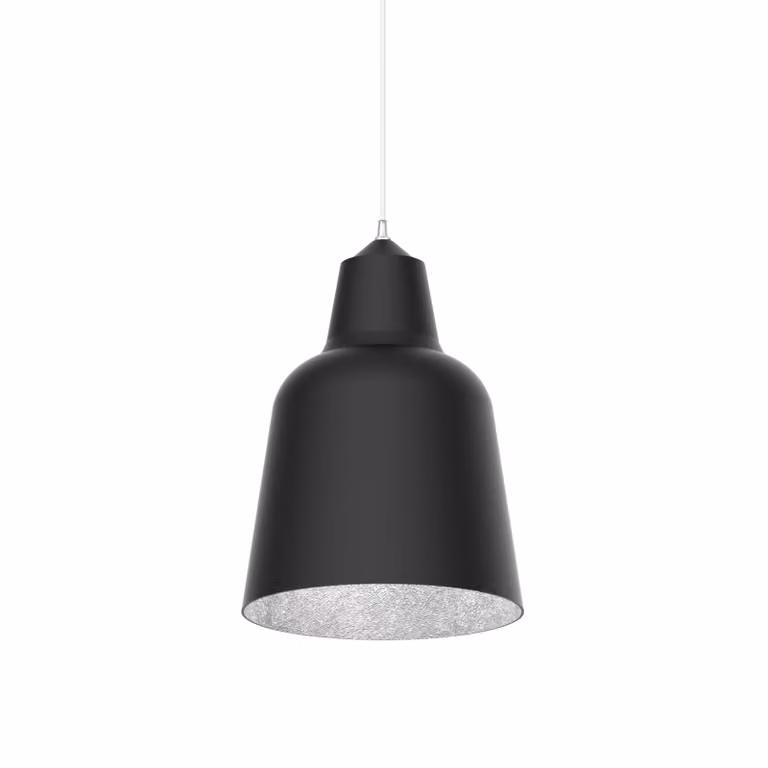 Lampada A Sospensione Dong Nera A Foglia