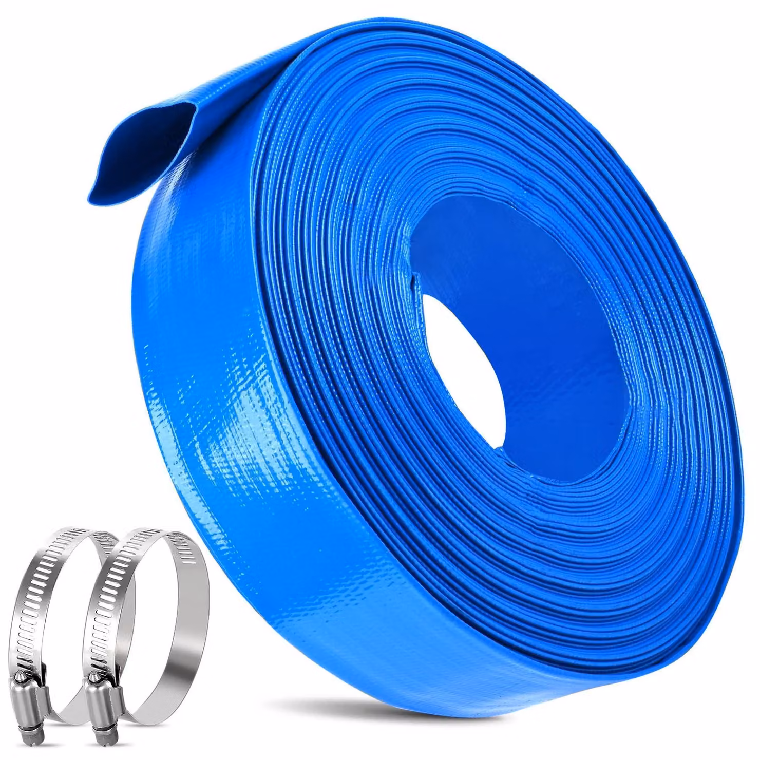 Elzusha - Tubo di scarico in PVC per piscine, diametro 2 pollici x 10 metri