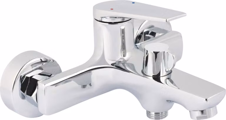 Wall-mounted bathtub faucet