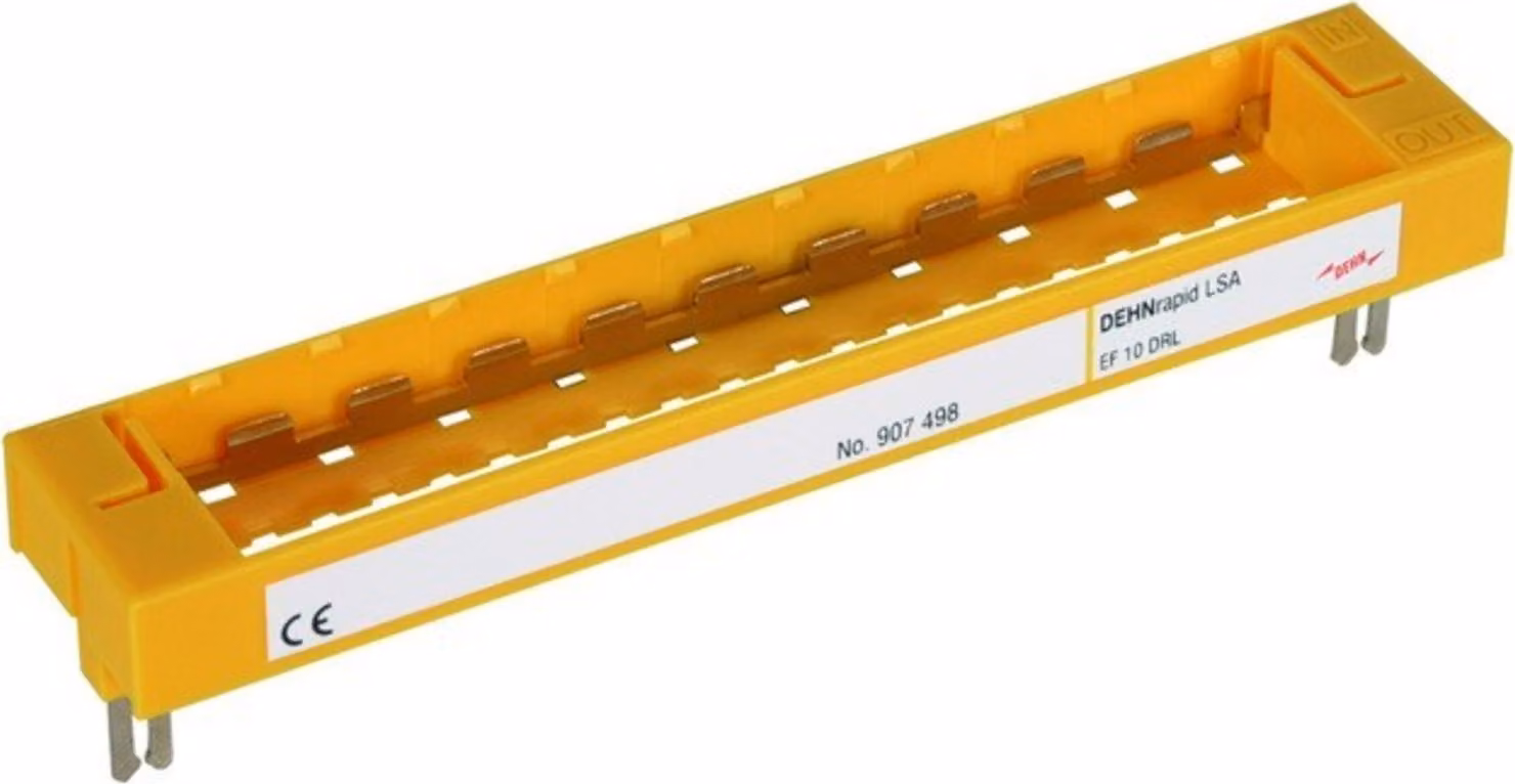 Telaio di messa a terra DEHN per scaricatore EF 10 DRL