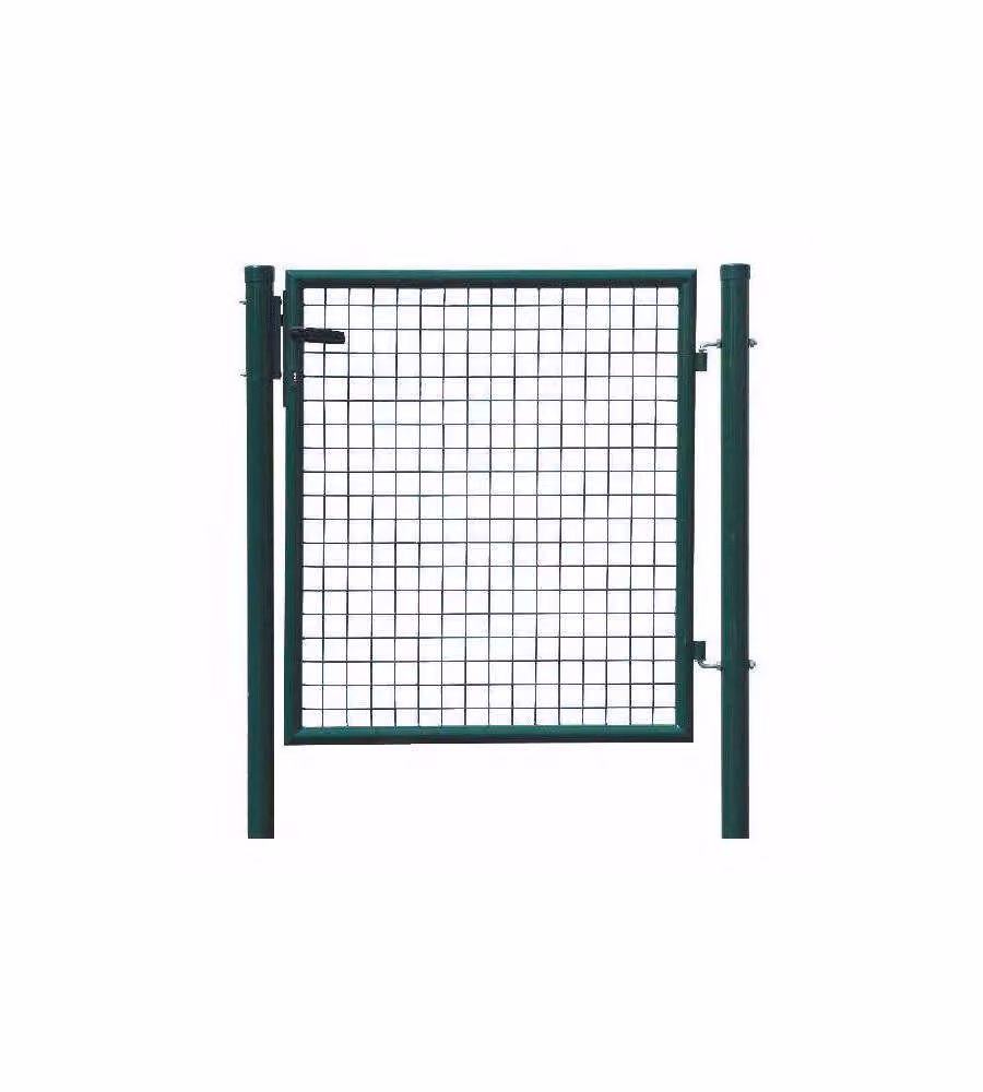 Cancello Pedonale Garden Trex in Acciaio Zincato Verde H: 125 cm, L: 100 cm