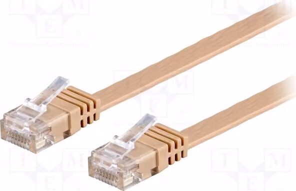 1 x Cavo RJ45-K, lunghezza: 3 metri, colore: marrone chiaro, materiale: PVC e rame, codice prodotto: 95886
