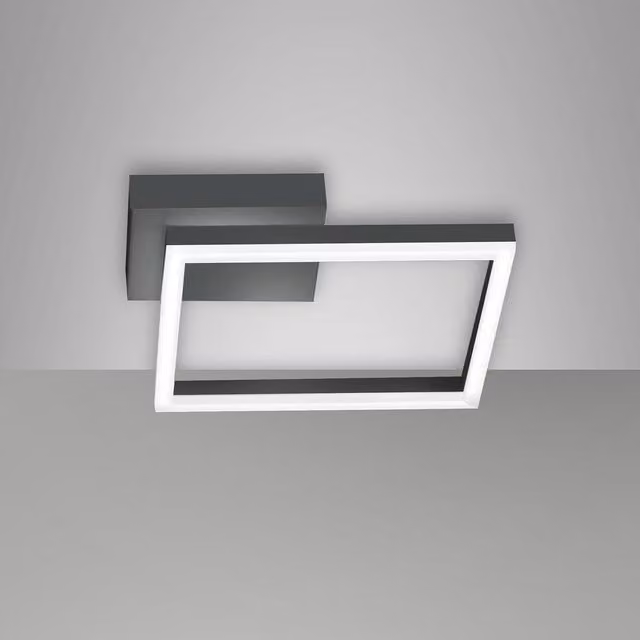 Plafoniera LED moderna Fabas Luce Bard a soffitto dimmabile in metallo disponibile in bianco o nero – 2