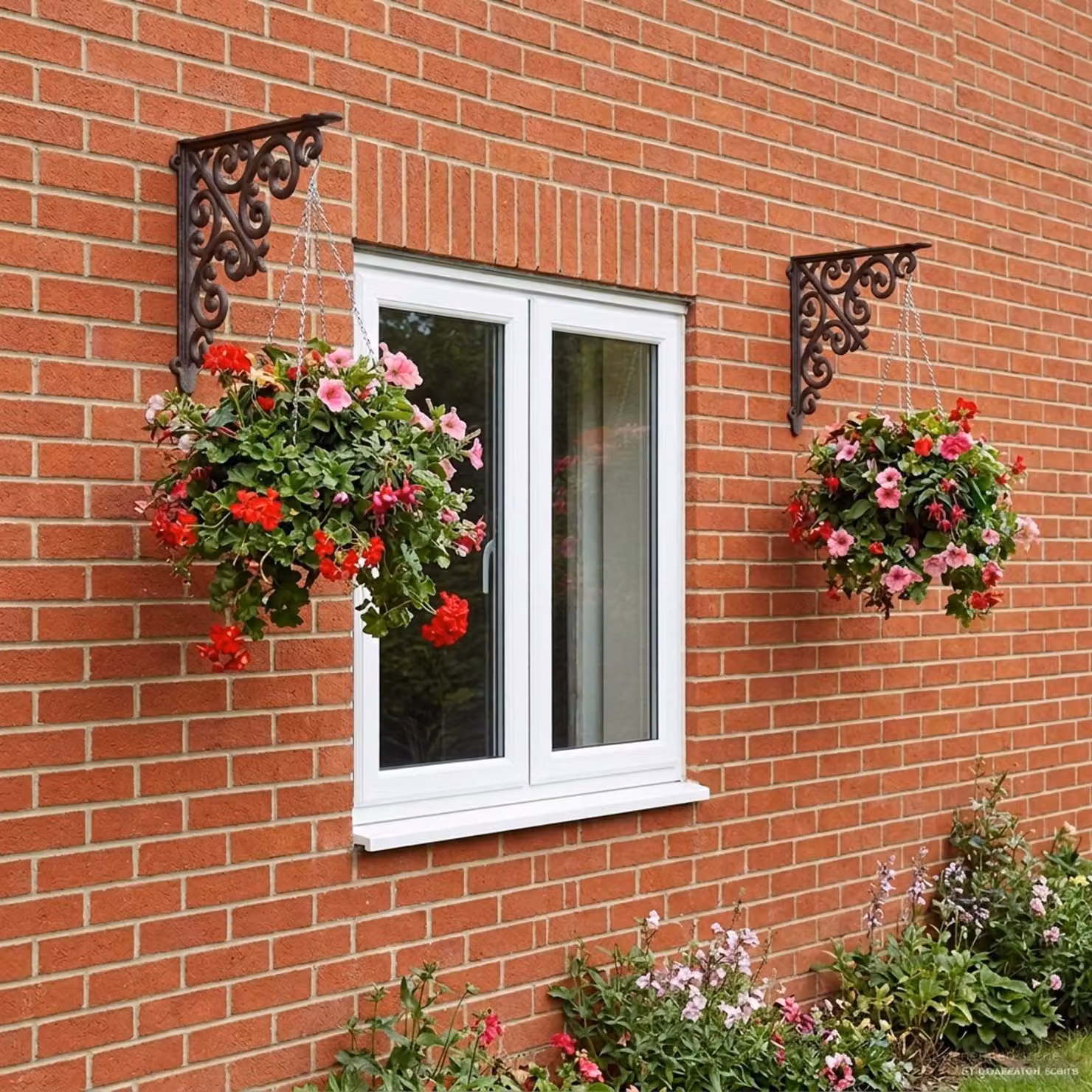 Set di 12 supporti per mensole da parete vidaXL in acciaio inossidabile, colore nero, L/P/H: 9,5 x 9,5 x 3 cm