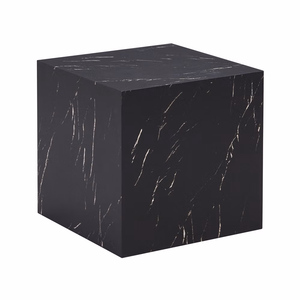 Home Deluxe - Tavolino Amiri M - colore: nero, dimensioni: 50 x 50 cm, piano in MDF, già montato I Tavolino da salotto Tavolino da salotto Tavolino da divano