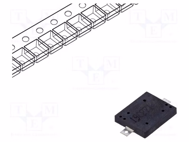 1 x Trasduttore: piezoelettrico, senza generatore interno, modello LPT1109DS-HL-05-4.1-12-R E