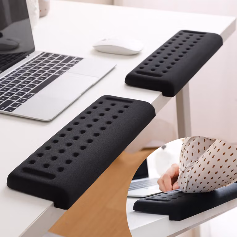 Elzusha - Poggiapolsi ergonomici a forma di L per garantire comfort durante il lavoro e il tempo libero