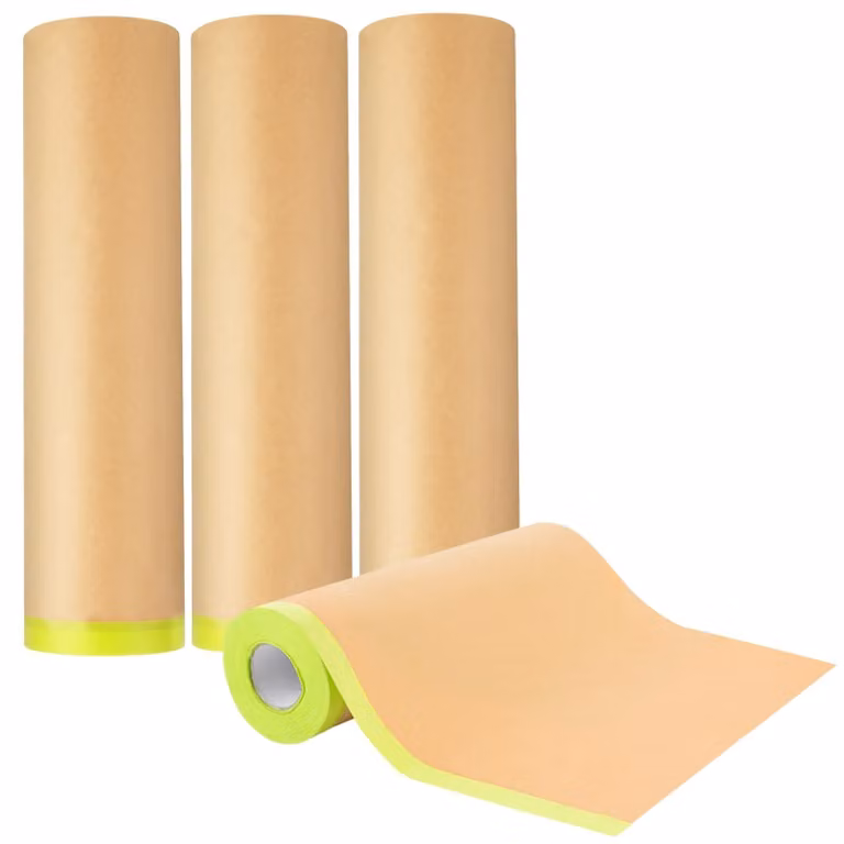 Carta protettiva per pittura - Nastro adesivo per mascheratura - Facile da applicare - 55 cm x 15 m - Protegge durante la pittura - Ideale per cornici...