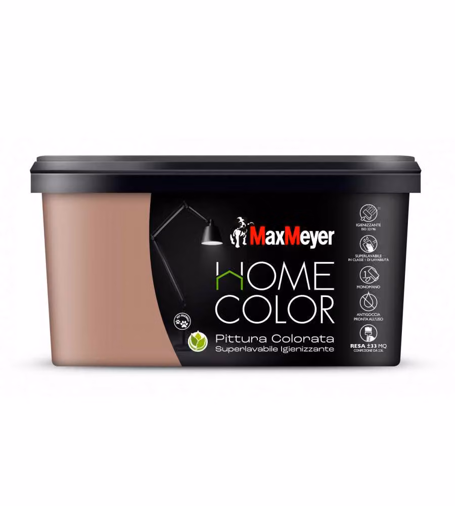 MaxMeyer Idropittura Superlavabile Cannella 2,5L Finitura Opaca