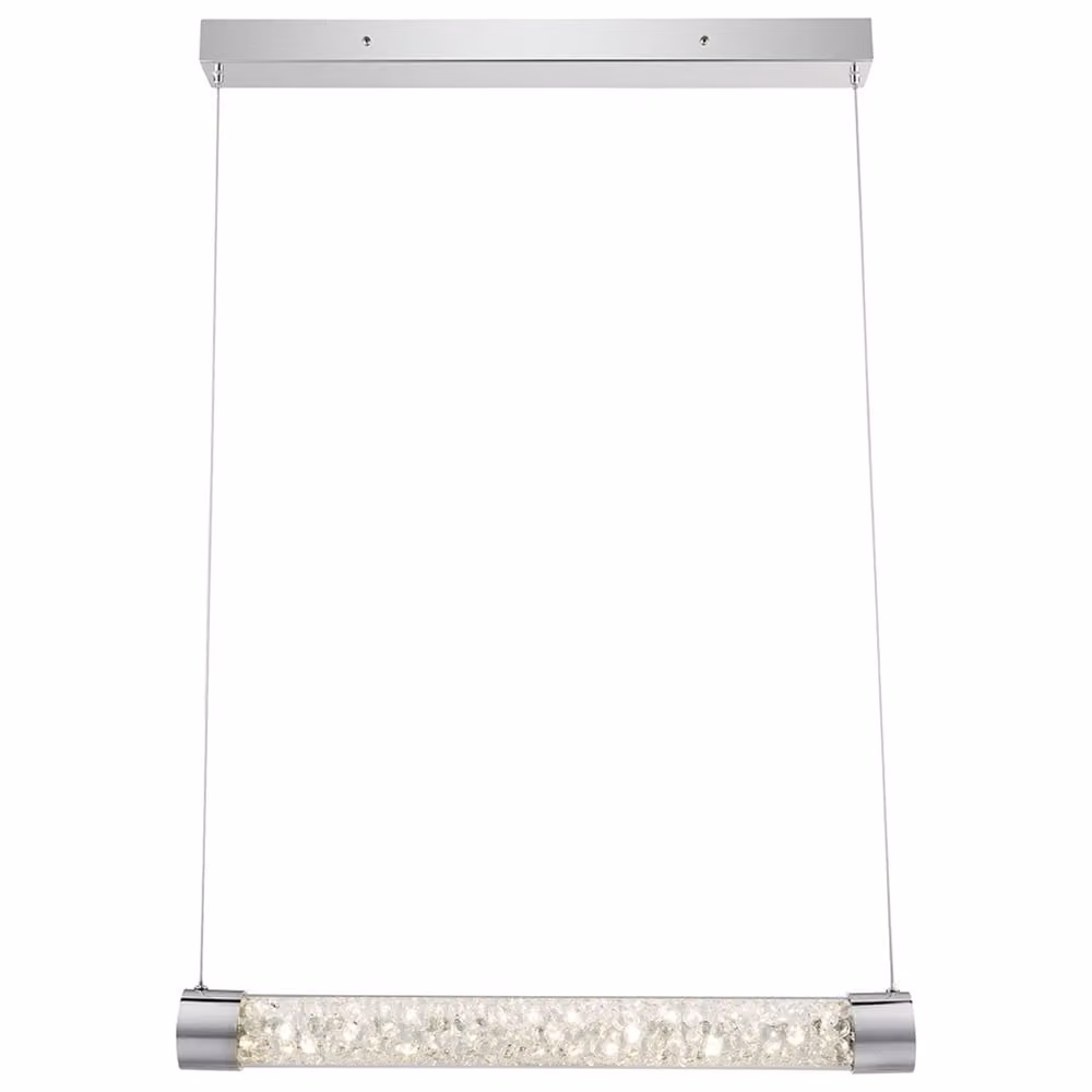 Lampada a sospensione Globo, cromata, modello 65200-24