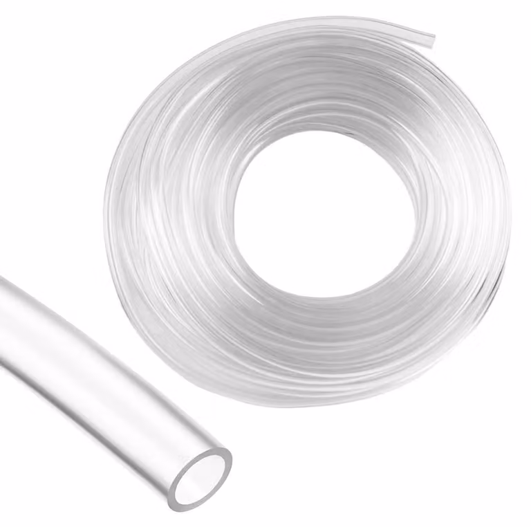Tubo in silicone 8x10 mm, 12 metri, trasparente, adatto al contatto con gli alimenti