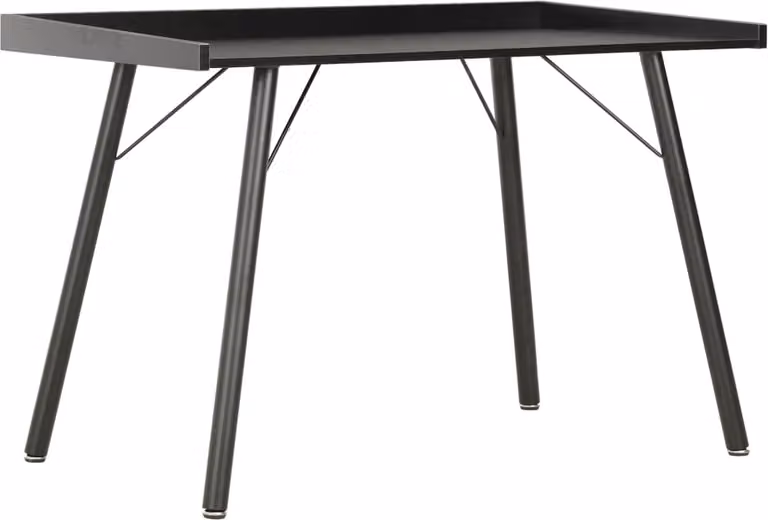 vidaXL Scrivania nera 90×50×79 cm - Scrivania per computer - Tavoli per computer - Scrivania per computer - Scrivanie per computer