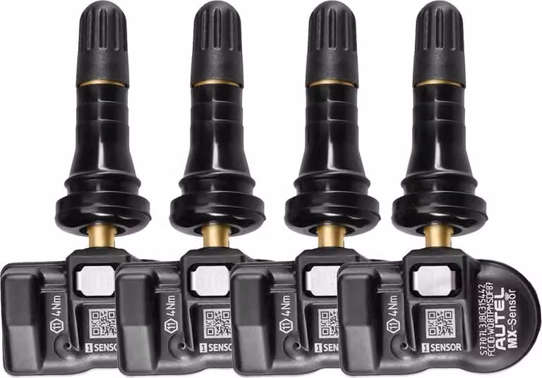 Sensore TPMS, doppia frequenza, facile installazione, 4 pezzi di gomma