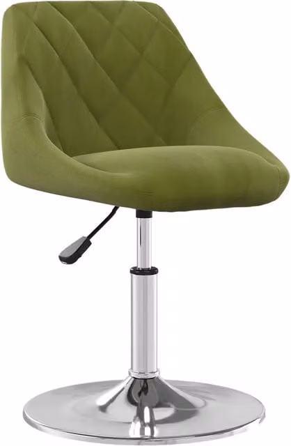 Sedie da Pranzo Girevoli 2 pz Verde Chiaro in Velluto 3088760