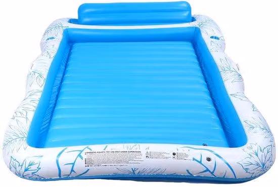 Divano gonfiabile per due persone con cuscini - Realizzato in PVC resistente - Seduta galleggiante - Design confortevole - 81,9 x 53,9 cm - Lettino prendisole gonfiabile