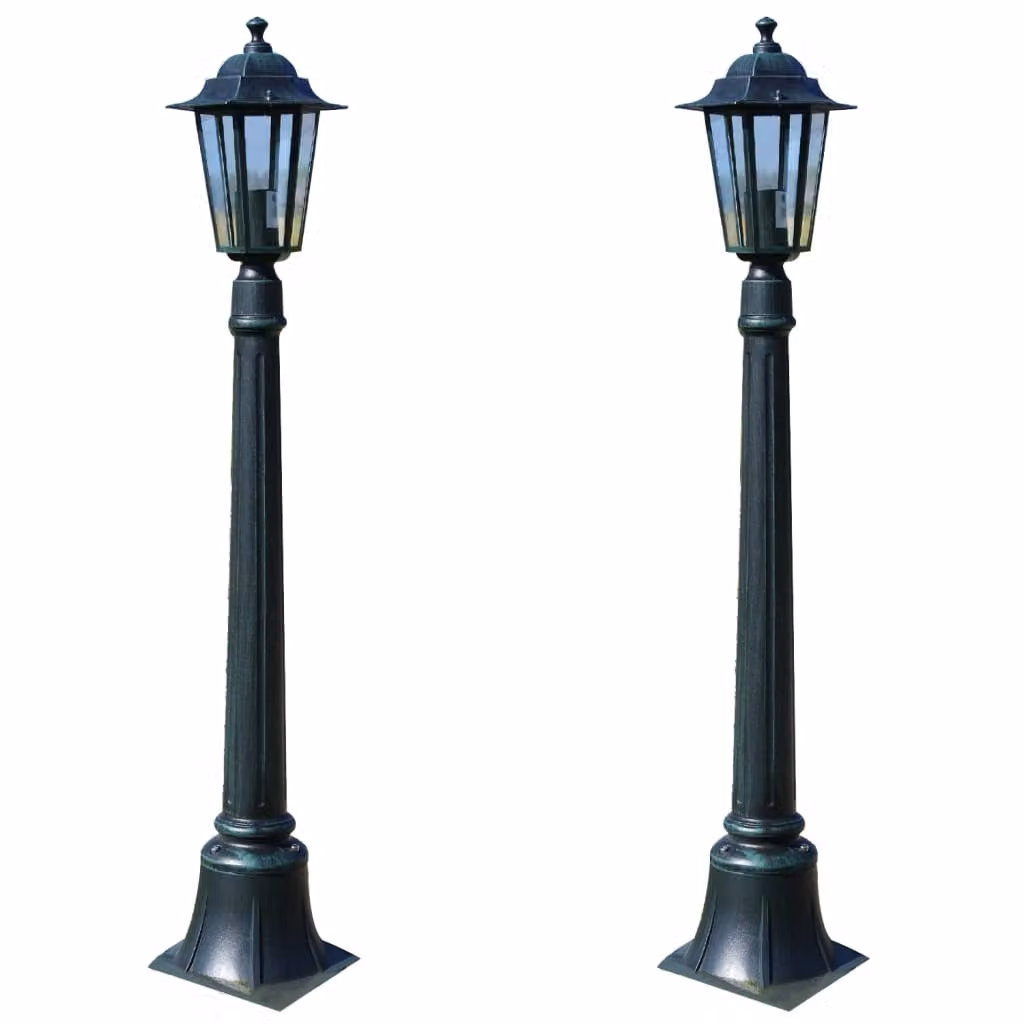 The Living Store Preston luci da giardino 2 pezzi 105 cm