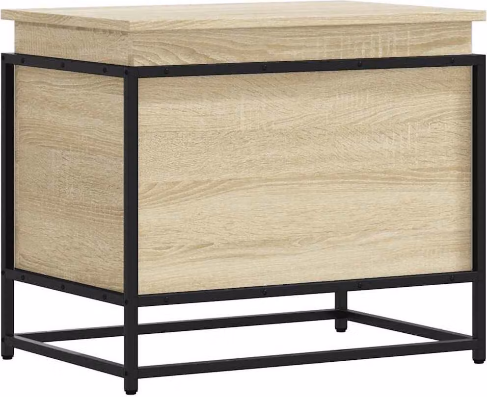 Contenitore con Coperchio Rovere Sonoma 60x40x51,5cm Truciolato