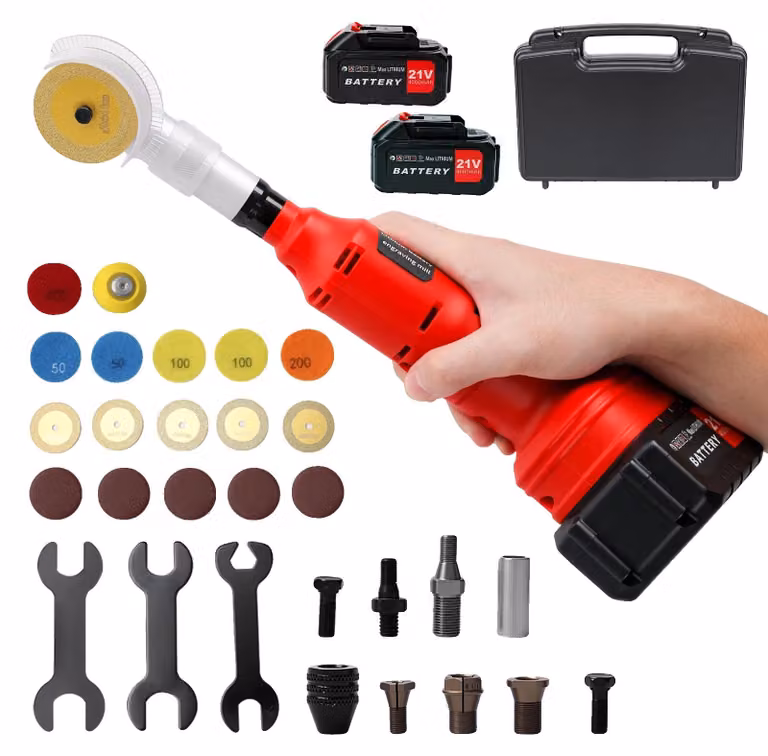 Utensile multifunzione, 600W, 5 velocità regolabili, 2 batterie