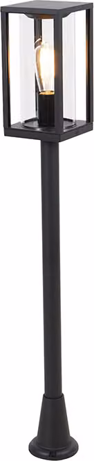 Lanterna da esterno industriale nera 100 cm IP44 Charlois