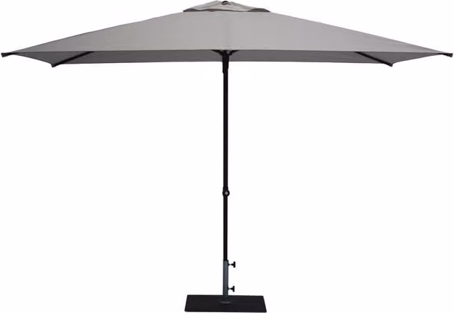 Ombrellone da Giardino 3x2 m Palo Ø38 mm in Alluminio Tessuto Olefin Trend Grigio