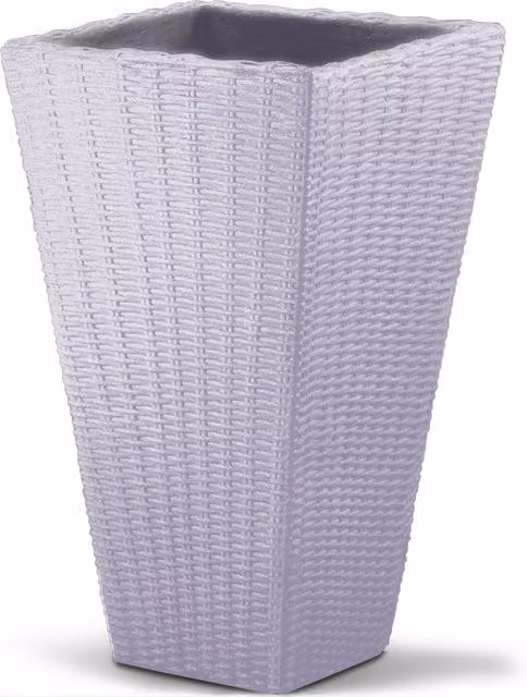 Fioriera Deuba in plastica effetto polyrattan per piante ornamentali L/P/H: 70 x 40 x 40 cm