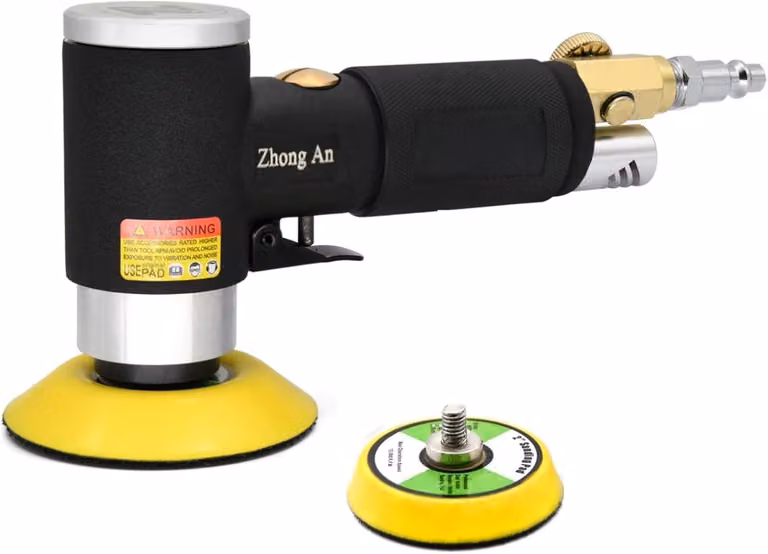 Levigatrice orbitale compatta ad alta velocità, con dischi abrasivi da 50 mm e 75 mm