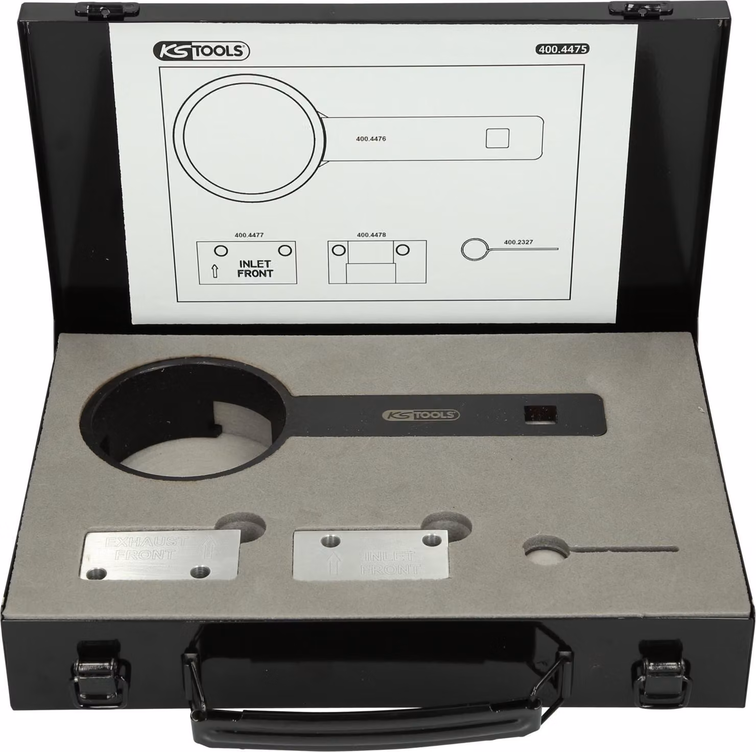 KS TOOLS Set di attrezzi per la regolazione del motore per Opel / Saab, 5 pezzi ( 400.4475 )