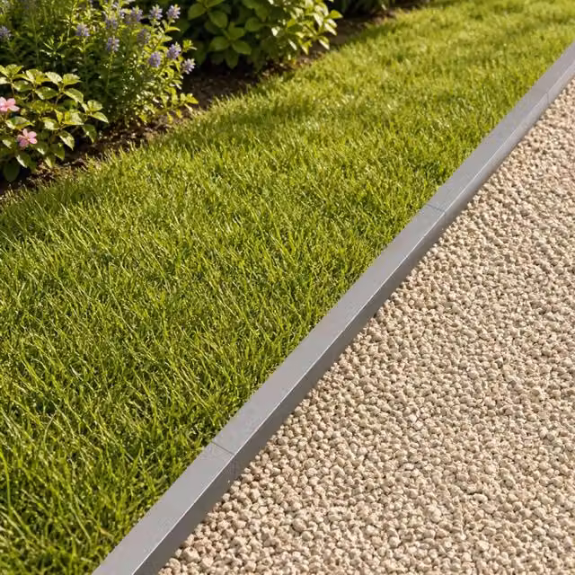 Profilo di copertura per giardino 10 pz 100 x 6 x 5 cm 8013024