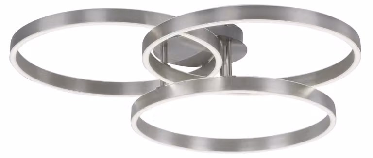 PAUL NEUHAUS Plafoniera LED 6233-55 acciaio, 48 W, 5000 lm, CCT