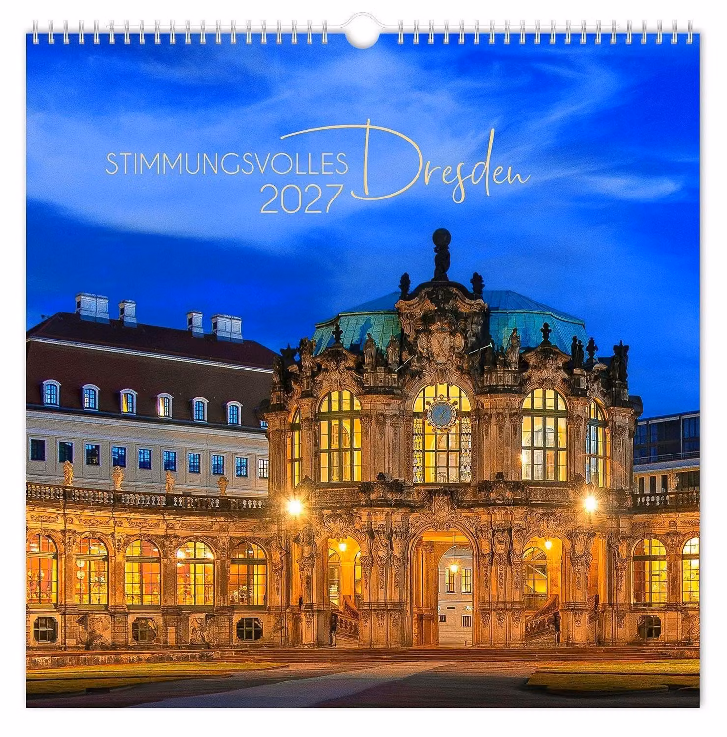 Calendario "Dresda suggestiva, 2027" - 30 x 30 cm