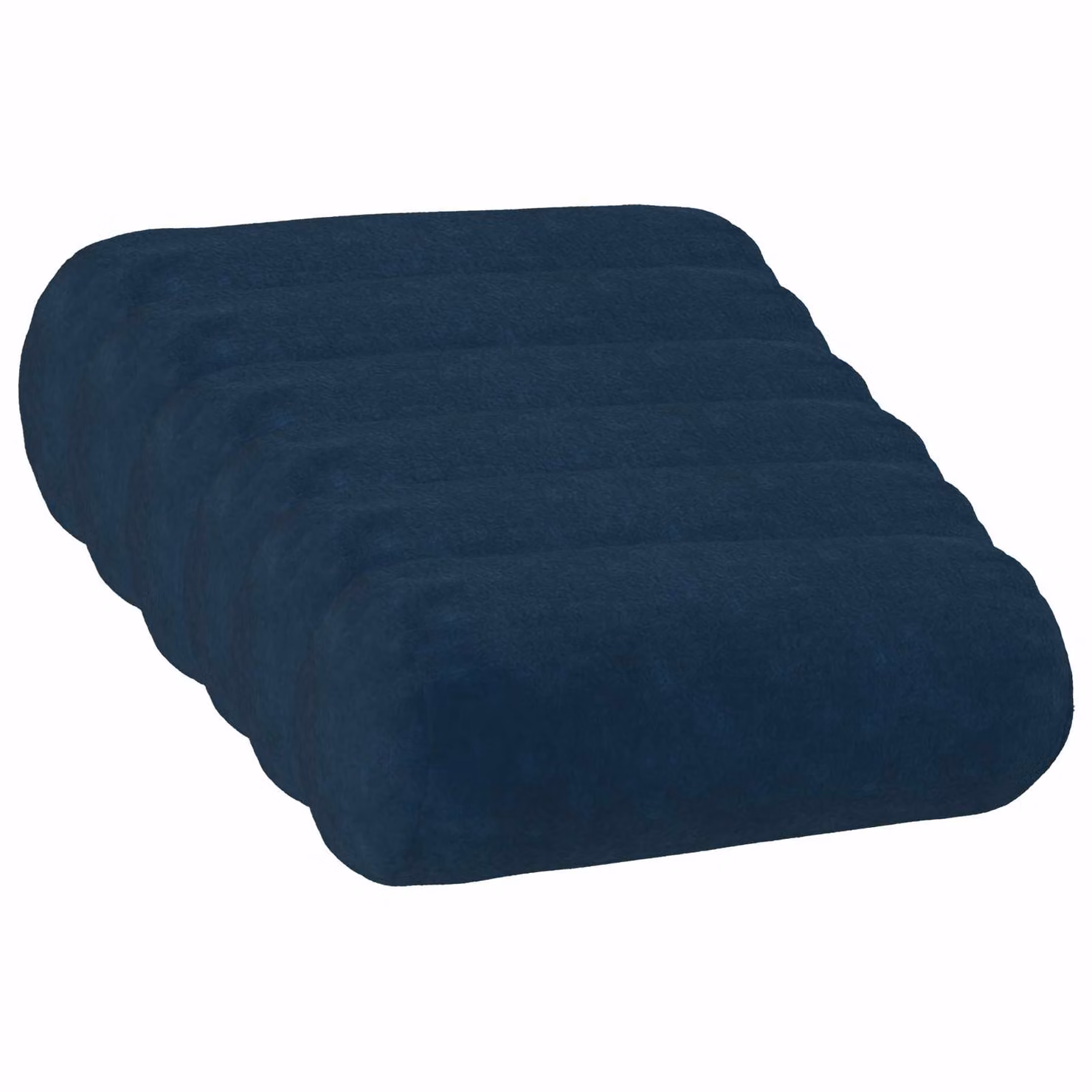 vidaXL Federa 6 pcs HEERLEN Blu Ø 15 x 40 cm Fleece in microfibra
