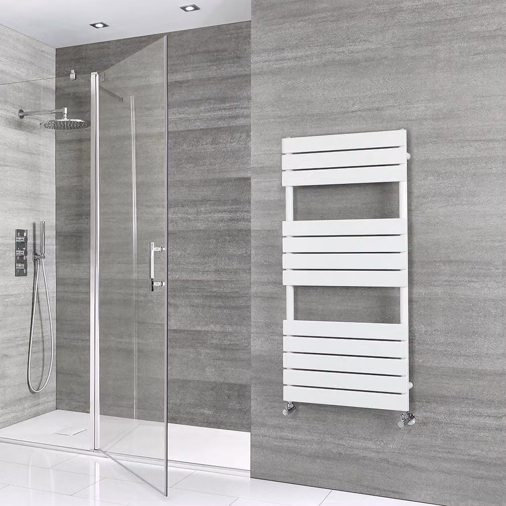 Scaldasalviette Design Bianco 1200x600mm - Termoarredo Bagno - Lustro
