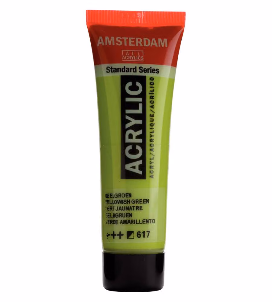 Colore acrilico Amsterdam 20 ML Verde Giallastro