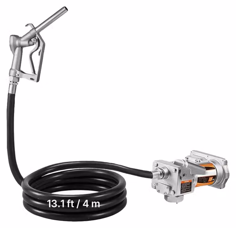 Pompa di trasferimento carburante, portata da 10 a 15 GPM, ugello manuale, modello 15 GPM tipo B