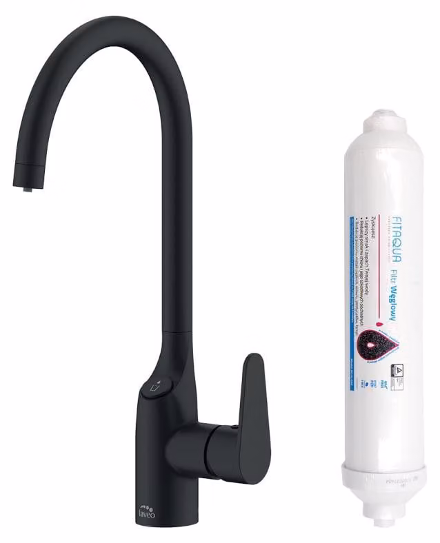 Laveo CLARO miscelatore da cucina con sistema di filtrazione Amii BAKB798D