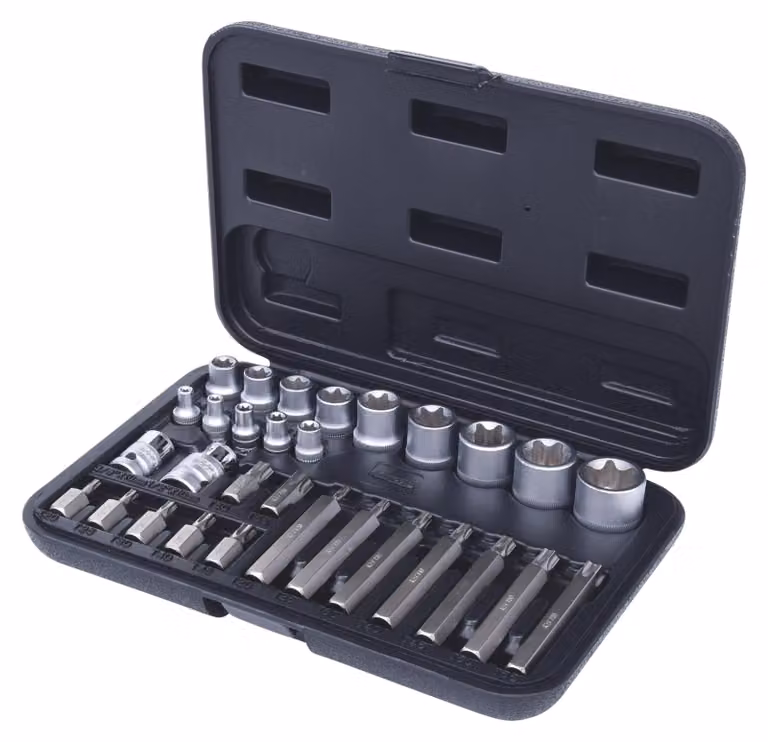 KS TOOLS Set di chiavi a bussola 911.4301-2 Acciaio al cromo-vanadio 1450g