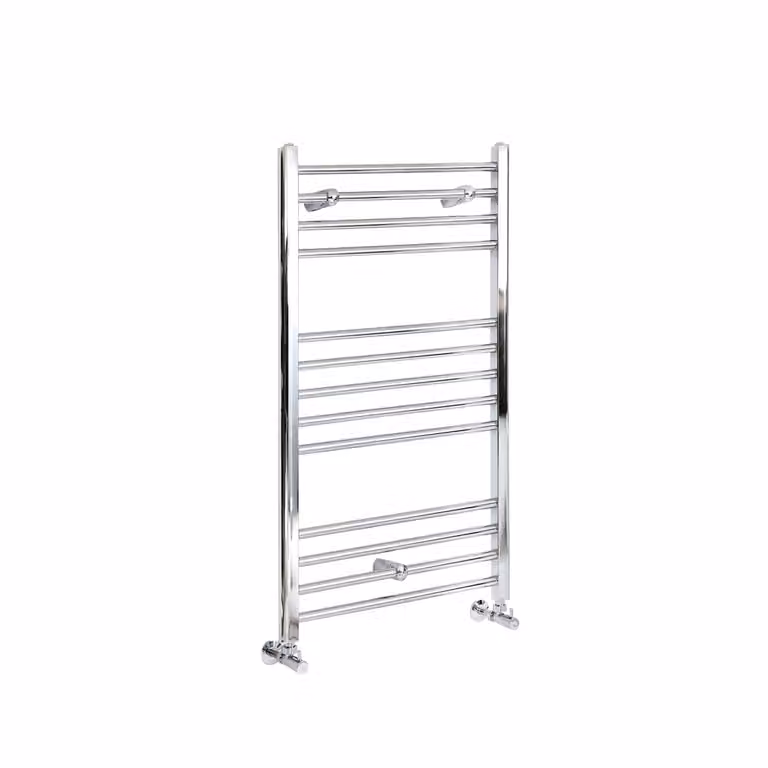 Scaldasalviette di Design Cromato - Termoarredo Bagno Piatto - 260W - Kent