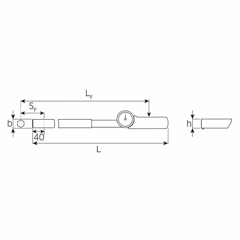 Chiave dinamometrica Stahlwille con misuratore 71/80