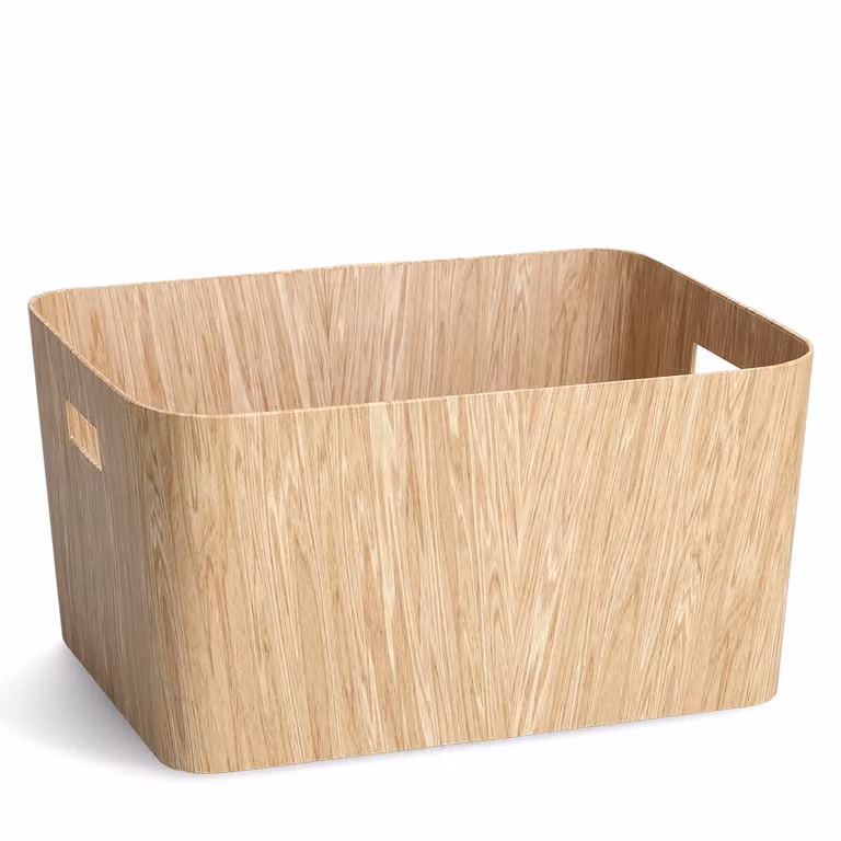 Scatola di cartone stabile LEGNO, 39,5 x 30,5 x 20 cm