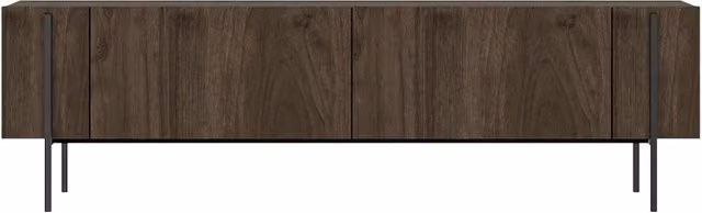 Mobile TV in legno "Herman" - 160 x 31 x 45 cm - Marrone
