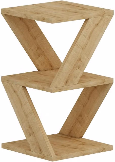 Tavolino 3 ripiani legno Albeni