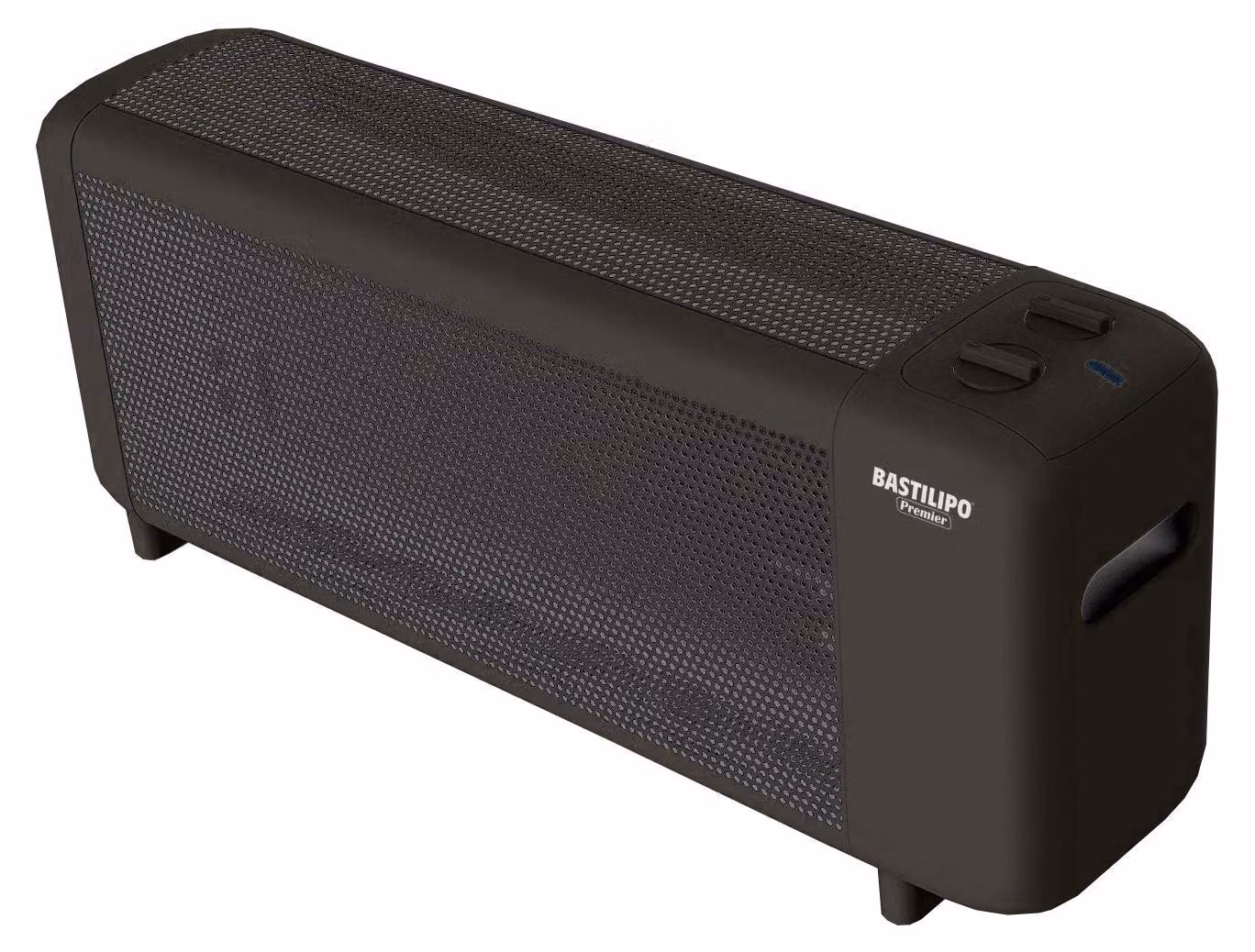Radiatore a design compatto, modello Mica, potenza 1500 W, colore nero
