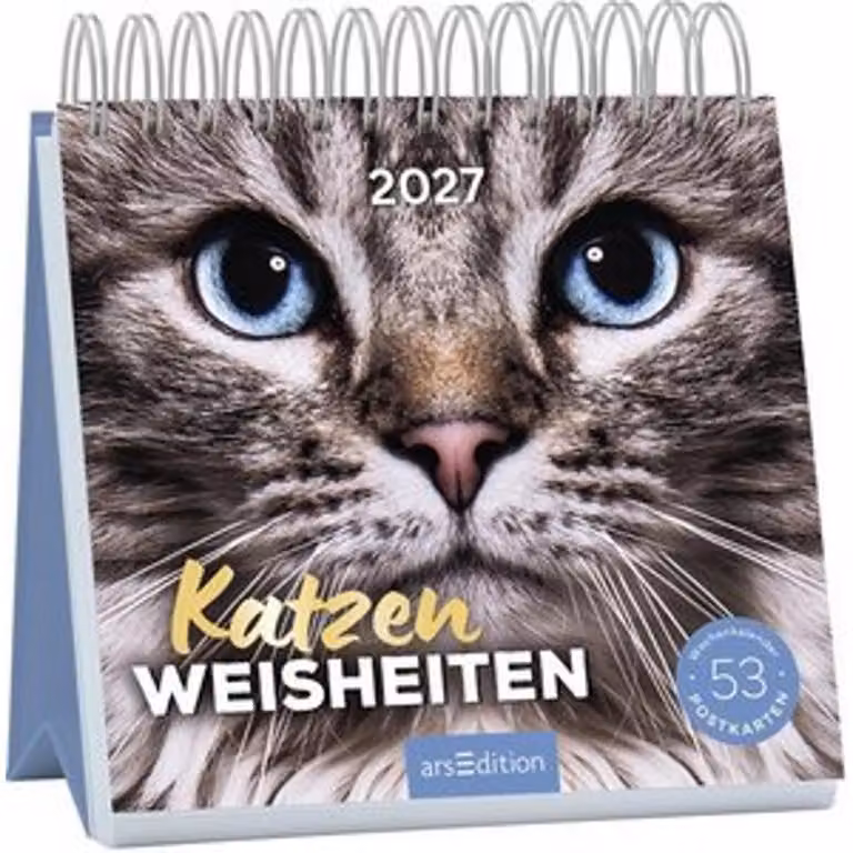 Calendario a cartoline “Massime dei gatti” 2027
