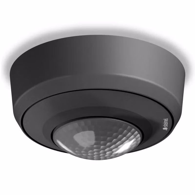 Rilevatore di movimento e presenza AP, KNX, nero - Sensore di movimento per sistema bus a 360° PDIR4360-...