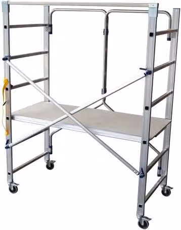 Trabattello alluminio Facal Special Piego argento H: 198,5 cm